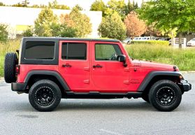 2013 JEEP WRANGLER SUV V6, 3.6 LITER UNLIMITED SPORT SUV 4D