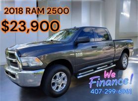 2018 RAM 2500 CREW CAB PICKUP V8, HEMI, 6.4 LITER TRADESMAN PICKUP 4D 6 1/3 FT