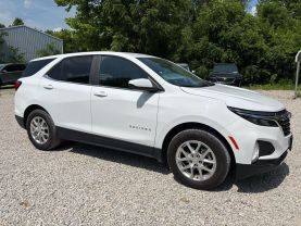 2022 CHEVROLET EQUINOX SUV 4-CYL, TURBO, 1.5 LITER LT SPORT UTILITY 4D at T&T Repairables - used car dealership in Spencer, Indiana.