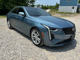 2023 CADILLAC CT4 SEDAN 4-CYL, TURBO, 2.0 LITER LUXURY SEDAN 4D at T&T Repairables - used car dealership in Spencer, Indiana.