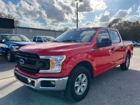 2018 FORD F150 SUPERCREW CAB PICKUP V6, FLEX FUEL, 3.3 LITER XLT PICKUP 4D 5 1/2 FT