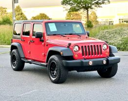 2013 JEEP WRANGLER SUV V6, 3.6 LITER UNLIMITED SPORT SUV 4D