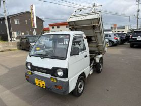 1990 SUZUKI CARRY PICKUP F6A DUMP TRUCK