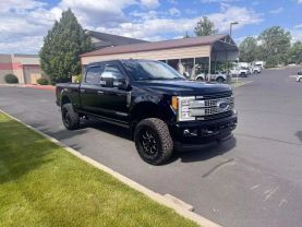 2018 FORD F350 SUPER DUTY CREW CAB PICKUP V8, TURBO DIESEL, 6.7L PLATINUM PICKUP 4D 6 3/4 FT