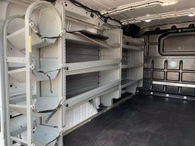 2018 FORD TRANSIT 250 UPFITTED CARGO VAN LOW ROOF  130'' WB CARGO VANS V6, ECOBOOST, TT 3.5L LOW ROOF W/SLIDING SIDE DOOR W/RWB VAN 3D - Eddies Auto Sales