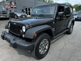 2015 JEEP WRANGLER SUV V6, 3.6 LITER UNLIMITED SPORT SUV 4D