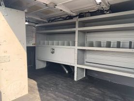 2019 FORD TRANSIT 250 UPFITTED CARGO VAN LOW ROOF 130" WB CARGO VANS V6, ECOBOOST, TWIN TURBO, 3.5 LITER LOW ROOF W/SLIDING SIDE DOOR W/RWB VAN 3D - Eddies Auto Sales