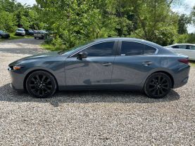 2022 MAZDA MAZDA3 SEDAN 4-CYL, SKYACTIV-G, 2.5 LITER CARBON EDITION SEDAN 4D at T&T Repairables - used car dealership in Spencer, Indiana.