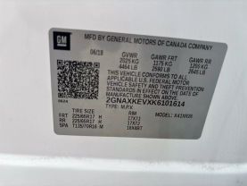 2019 CHEVROLET EQUINOX SUV 4-CYL, TURBO, 1.5 LITER LT SPORT UTILITY 4D at T&T Repairables - used car dealership in Spencer, Indiana.