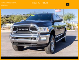 2017 RAM 2500 CREW CAB PICKUP 6-CYL, TURBO DSL, 6.7L LARAMIE LIMITED PICKUP 4D 6 1/3 FT