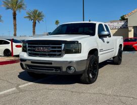 2013 GMC SIERRA 1500 EXTENDED CAB PICKUP V8, FLEX FUEL, 5.3 LITER SLE PICKUP 4D 6 1/2 FT