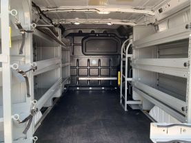 2018 FORD TRANSIT 250 UPFITTED CARGO VAN LOW ROOF  130'' WB CARGO VANS V6, ECOBOOST, TT 3.5L LOW ROOF W/SLIDING SIDE DOOR W/RWB VAN 3D - Eddies Auto Sales