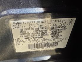 2013 NISSAN SENTRA SEDAN 4-CYL, 1.8 LITER SV SEDAN 4D