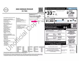 2023 NISSAN ROGUE SUV 3-CYL, TURBO, 1.5 LITER SV (2023.5) SPORT UTILITY 4D