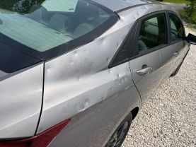 2023 HYUNDAI ELANTRA SEDAN 4-CYL, SULEV, 2.0 LITER SEL SEDAN 4D at T&T Repairables - used car dealership in Spencer, Indiana.