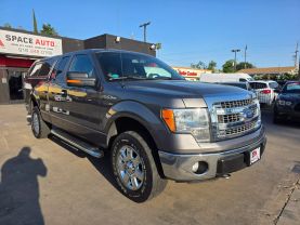 2013 FORD F150 SUPER CAB PICKUP V8, FLEX FUEL, 5.0 LITER XLT PICKUP 4D 6 1/2 FT