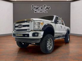 2012 FORD F250 SUPER DUTY CREW CAB PICKUP V8, FLEX FUEL, 6.2 LITER LARIAT PICKUP 4D 6 3/4 FT