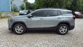 2023 GMC TERRAIN SUV 4-CYL, TURBO, 1.5 LITER SLE SPORT UTILITY 4D at T&T Repairables - used car dealership in Spencer, Indiana.