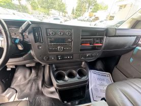 2017 CHEVROLET EXPRESS 3500 CARGO CARGO V8, FLEX FUEL, 6.0 LITER EXTENDED VAN 3D