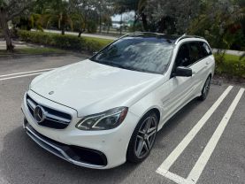 2015 MERCEDES-BENZ E-CLASS WAGON V8, TWIN TURBO, 5.5 LITER E 63 AMG 4MATIC S-MODEL WAGON 4D