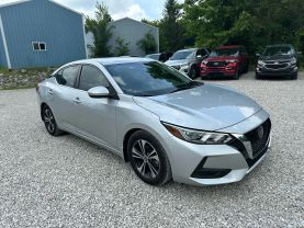 2021 NISSAN SENTRA SEDAN 4-CYL, 2.0 LITER SV SEDAN 4D at T&T Repairables - used car dealership in Spencer, Indiana.