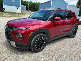 2021 CHEVROLET TRAILBLAZER SUV 3-CYL, ECOTEC, TURBO, 1.2 LITER LT SPORT UTILITY 4D at T&T Repairables - used car dealership in Spencer, Indiana.