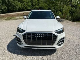 2021 AUDI Q5 SUV 4-CYL, TURBO, 2.0 LITER 45 TFSI PREMIUM SPORT UTILITY 4D at T&T Repairables - used car dealership in Spencer, Indiana.