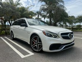 2015 MERCEDES-BENZ E-CLASS WAGON V8, TWIN TURBO, 5.5 LITER E 63 AMG 4MATIC S-MODEL WAGON 4D