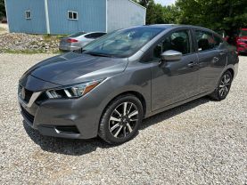 2021 NISSAN VERSA SEDAN 4-CYL, 1.6 LITER SV SEDAN 4D at T&T Repairables - used car dealership in Spencer, Indiana.