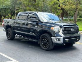 2018 TOYOTA TUNDRA CREWMAX PICKUP BLACK AUTOMATIC - Iron Cars Inc