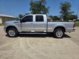 2012 FORD F250 SUPER DUTY CREW CAB PICKUP V8, TURBO DIESEL, 6.7L LARIAT PICKUP 4D 6 3/4 FT