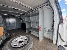 2019 CHEVROLET EXPRESS 3500 CARGO CARGO V8, FLEX FUEL, 6.0 LITER EXTENDED VAN 3D