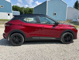 2024 NISSAN KICKS SUV 4-CYL, 1.6 LITER SR SPORT UTILITY 4D at T&T Repairables - used car dealership in Spencer, Indiana.