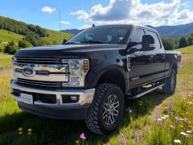 2019 FORD F250 SUPER DUTY CREW CAB PICKUP V8, TURBO DIESEL, 6.7 LITER LARIAT PICKUP 4D 6 3/4 FT