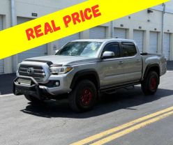 2016 TOYOTA TACOMA DOUBLE CAB PICKUP SILVER AUTOMATIC - Iron Cars Inc
