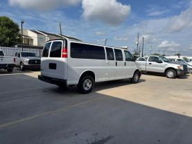 2018 CHEVROLET EXPRESS 3500 PASSENGER PASSENGER V8, FLEX FUEL, 6.0 LITER LS EXTENDED VAN 3D at Motors On Wheels - used car dealership in Houston, Texas.