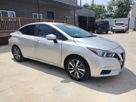 2021 NISSAN VERSA SEDAN 4-CYL, 1.6 LITER SV SEDAN 4D at Motors On Wheels - used car dealership in Houston, Texas.