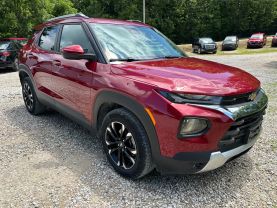 2021 CHEVROLET TRAILBLAZER SUV 3-CYL, ECOTEC, TURBO, 1.2 LITER LT SPORT UTILITY 4D at T&T Repairables - used car dealership in Spencer, Indiana.