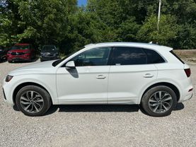 2021 AUDI Q5 SUV 4-CYL, TURBO, 2.0 LITER 45 TFSI PREMIUM SPORT UTILITY 4D at T&T Repairables - used car dealership in Spencer, Indiana.