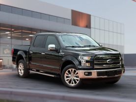 2016 FORD F150 SUPERCREW CAB PICKUP V8, FLEX FUEL, 5.0 LITER LARIAT PICKUP 4D 5 1/2 FT