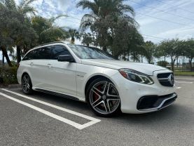 2015 MERCEDES-BENZ E-CLASS WAGON V8, TWIN TURBO, 5.5 LITER E 63 AMG 4MATIC S-MODEL WAGON 4D