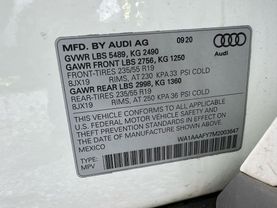 2021 AUDI Q5 SUV 4-CYL, TURBO, 2.0 LITER 45 TFSI PREMIUM SPORT UTILITY 4D at T&T Repairables - used car dealership in Spencer, Indiana.