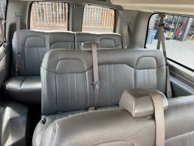 2018 CHEVROLET EXPRESS 3500 PASSENGER PASSENGER V8, FLEX FUEL, 6.0 LITER LS EXTENDED VAN 3D at Motors On Wheels - used car dealership in Houston, Texas.