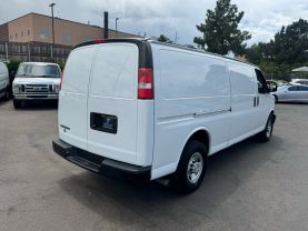 2017 CHEVROLET EXPRESS 3500 CARGO CARGO V8, FLEX FUEL, 6.0 LITER EXTENDED VAN 3D