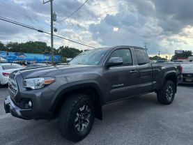 Used 2016 TOYOTA TACOMA ACCESS CAB PICKUP V6, 3.5 LITER TRD OFF-ROAD PICKUP 4D 6 FT - LA Auto Star located in Virginia Beach, VA