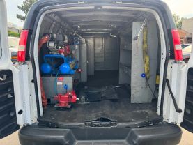 2017 CHEVROLET EXPRESS 3500 CARGO CARGO V8, FLEX FUEL, 6.0 LITER EXTENDED VAN 3D