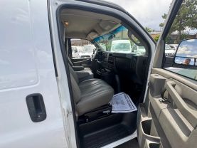 2017 CHEVROLET EXPRESS 3500 CARGO CARGO V8, FLEX FUEL, 6.0 LITER EXTENDED VAN 3D