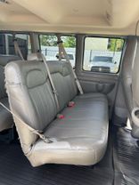 2018 CHEVROLET EXPRESS 3500 PASSENGER PASSENGER V8, FLEX FUEL, 6.0 LITER LS EXTENDED VAN 3D at Motors On Wheels - used car dealership in Houston, Texas.