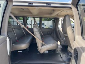 2018 CHEVROLET EXPRESS 3500 PASSENGER PASSENGER V8, FLEX FUEL, 6.0 LITER LS EXTENDED VAN 3D at Motors On Wheels - used car dealership in Houston, Texas.