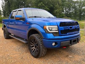 2012 FORD F150 SUPERCREW CAB PICKUP V8, FLEX FUEL, 5.0 LITER FX4 PICKUP 4D 5 1/2 FT